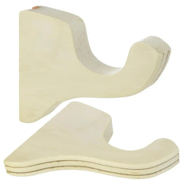 Square Achitectural Sun Bleached Linen Prepacked Wooden Rod Set