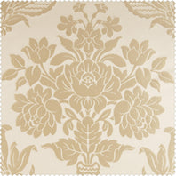 Magdelena Champagne Beige Faux Silk Jacquard Swatch - HalfPriceDrapes.com