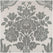 Magdelena Silver & Blue Damask Faux Silk Jacquard Custom Curtain