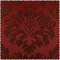 Astoria Red & Bronze Damask Faux Silk Jacquard Custom Curtain