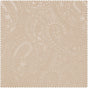 Latika Sand Paisley Designer Jacquard Custom Curtain
