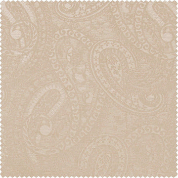 Latika Sand Designer Jacquard Custom Curtain - HalfPriceDrapes.com