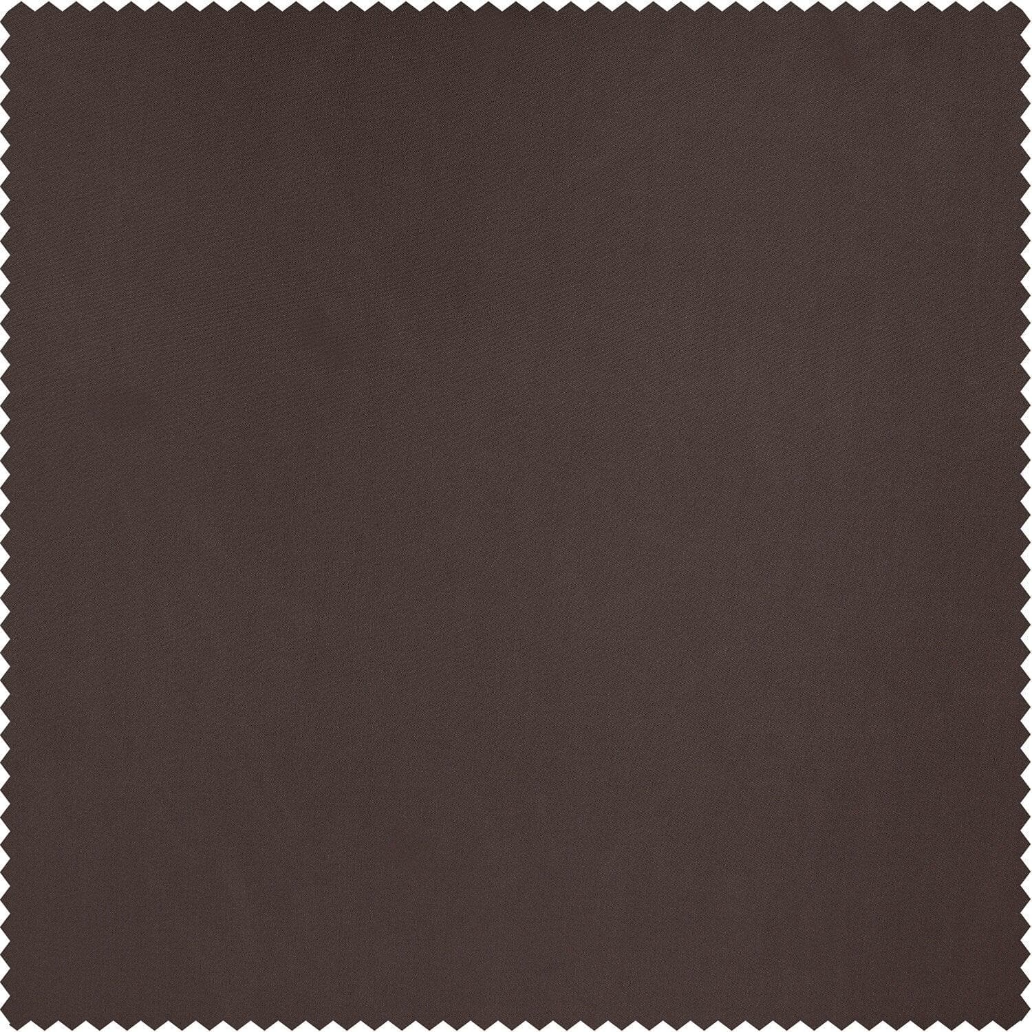 Mushroom Solid Faux Silk Taffeta Custom Curtain - HalfPriceDrapes.com