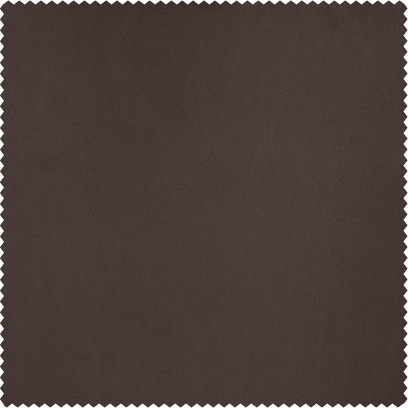 Mushroom Solid Faux Silk Taffeta Custom Curtain - HalfPriceDrapes.com