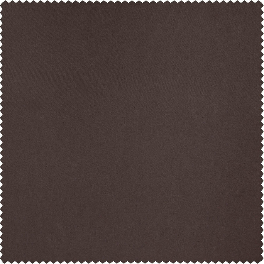 Mushroom Solid Faux Silk Taffeta Custom Curtain - HalfPriceDrapes.com