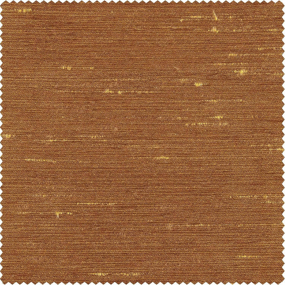 Empire Gold Yarn Dyed Faux Dupioni Silk Swatch - HalfPriceDrapes.com