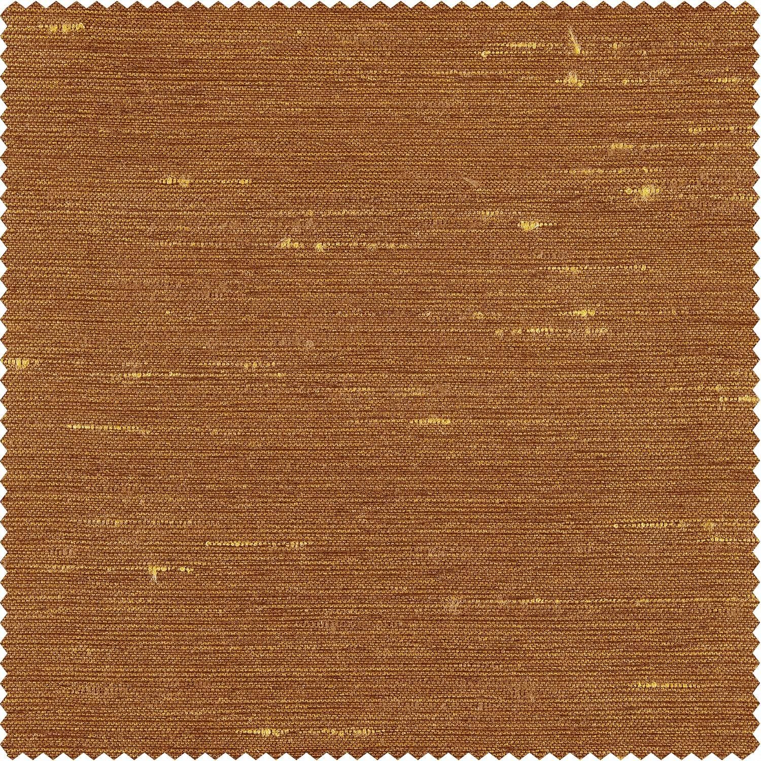 Empire Gold Yarn Dyed Faux Dupioni Silk Swatch - HalfPriceDrapes.com