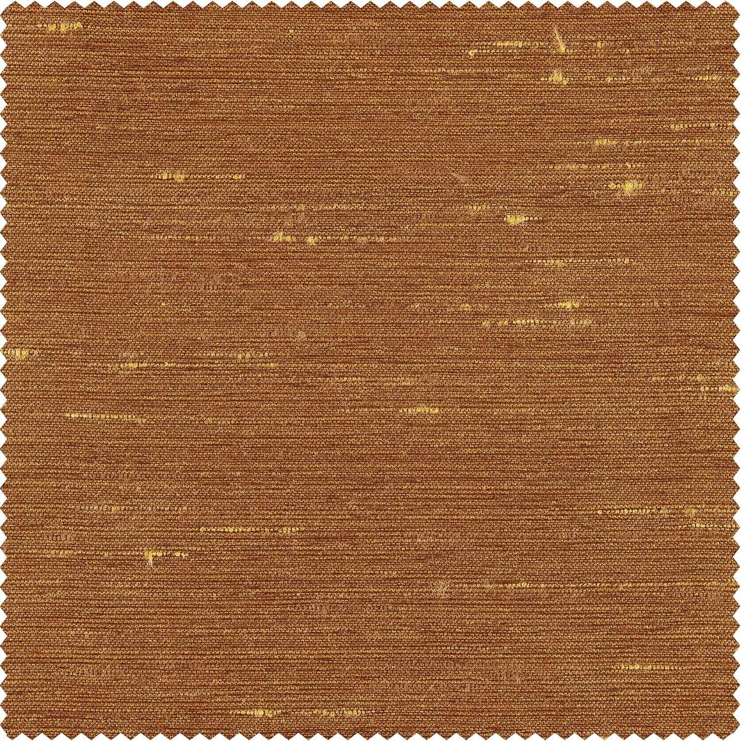 Empire Gold Yarn Dyed Faux Dupioni Silk Swatch - HalfPriceDrapes.com