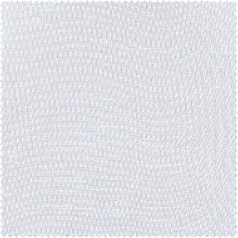 Sassy White Vintage Dupioni Faux Silk Swatch - HalfPriceDrapes.com