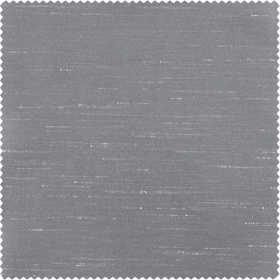 Creative Grey Vintage Dupioni Faux Silk Swatch - HalfPriceDrapes.com