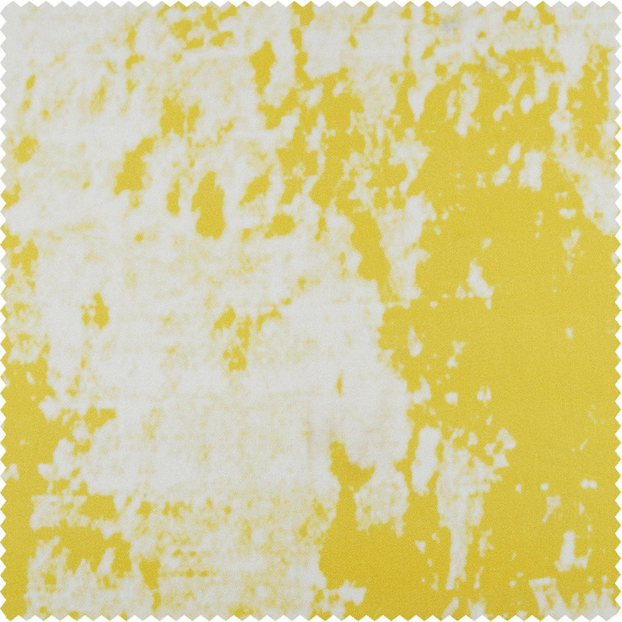 Arcade Yellow Digital Printed Cotton Twill Swatch - HalfPriceDrapes.com