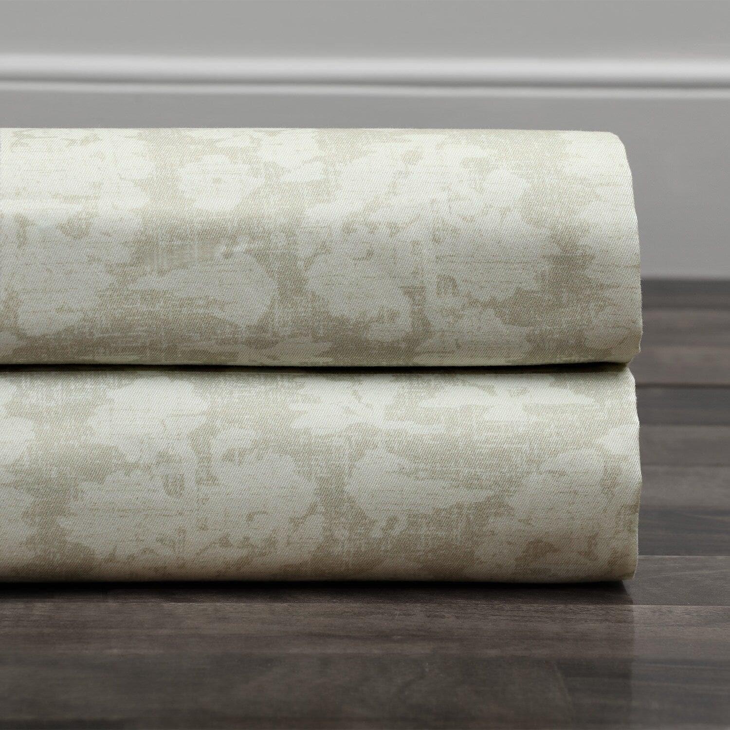 Sierra Tan Digital Printed Cotton Twill Fabric - HalfPriceDrapes.com