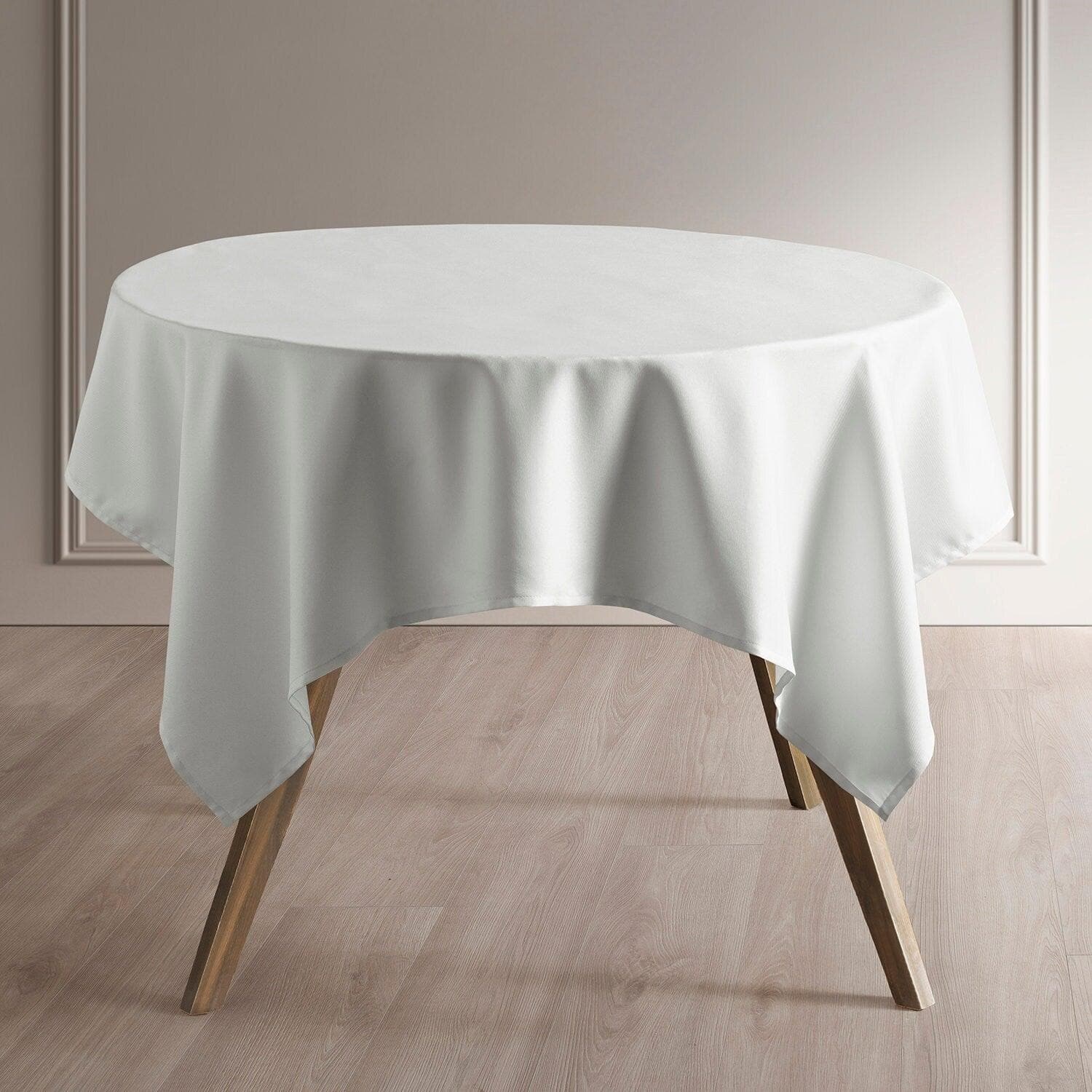 Off White Performance Twill Table Cloth