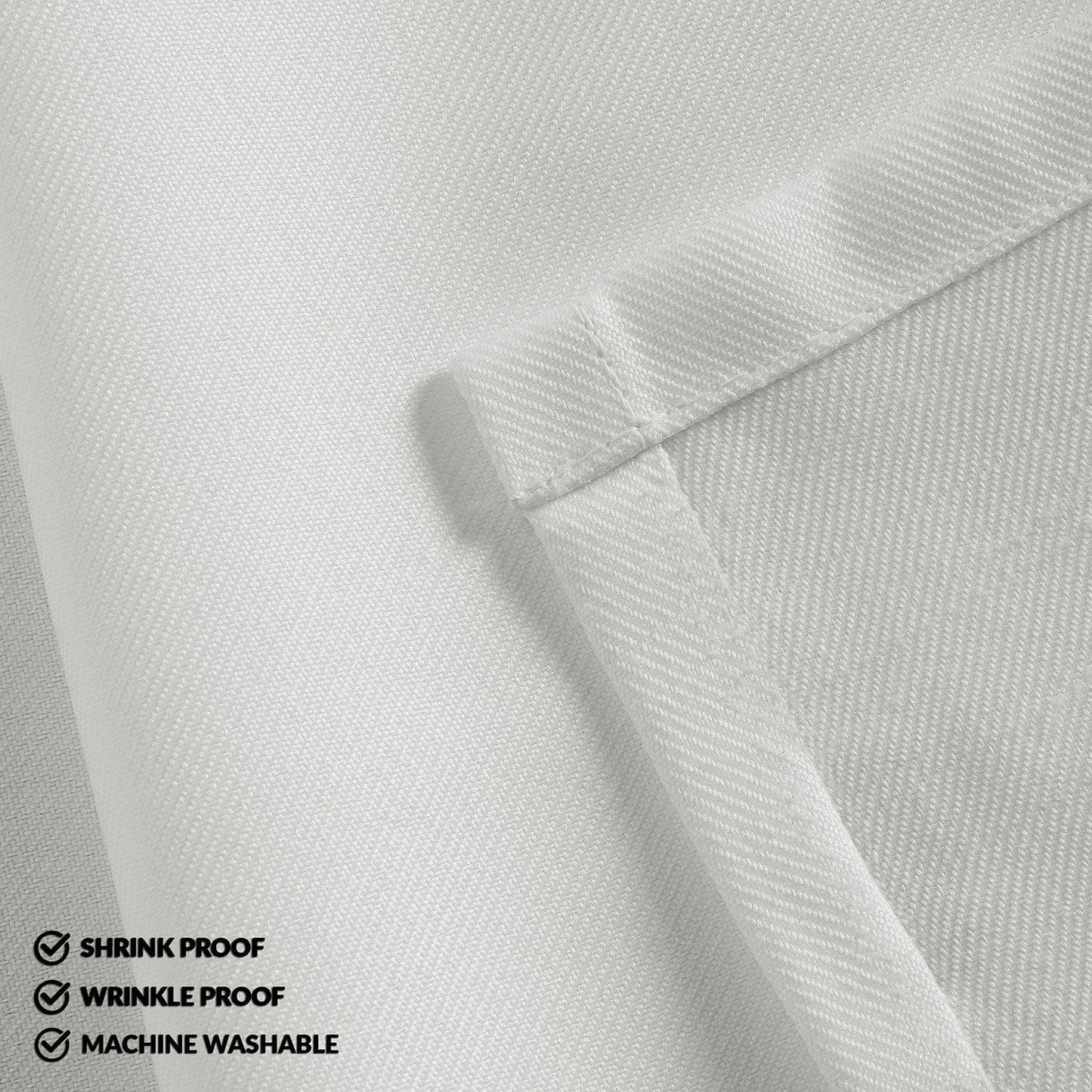 Off White Performance Twill Table Cloth