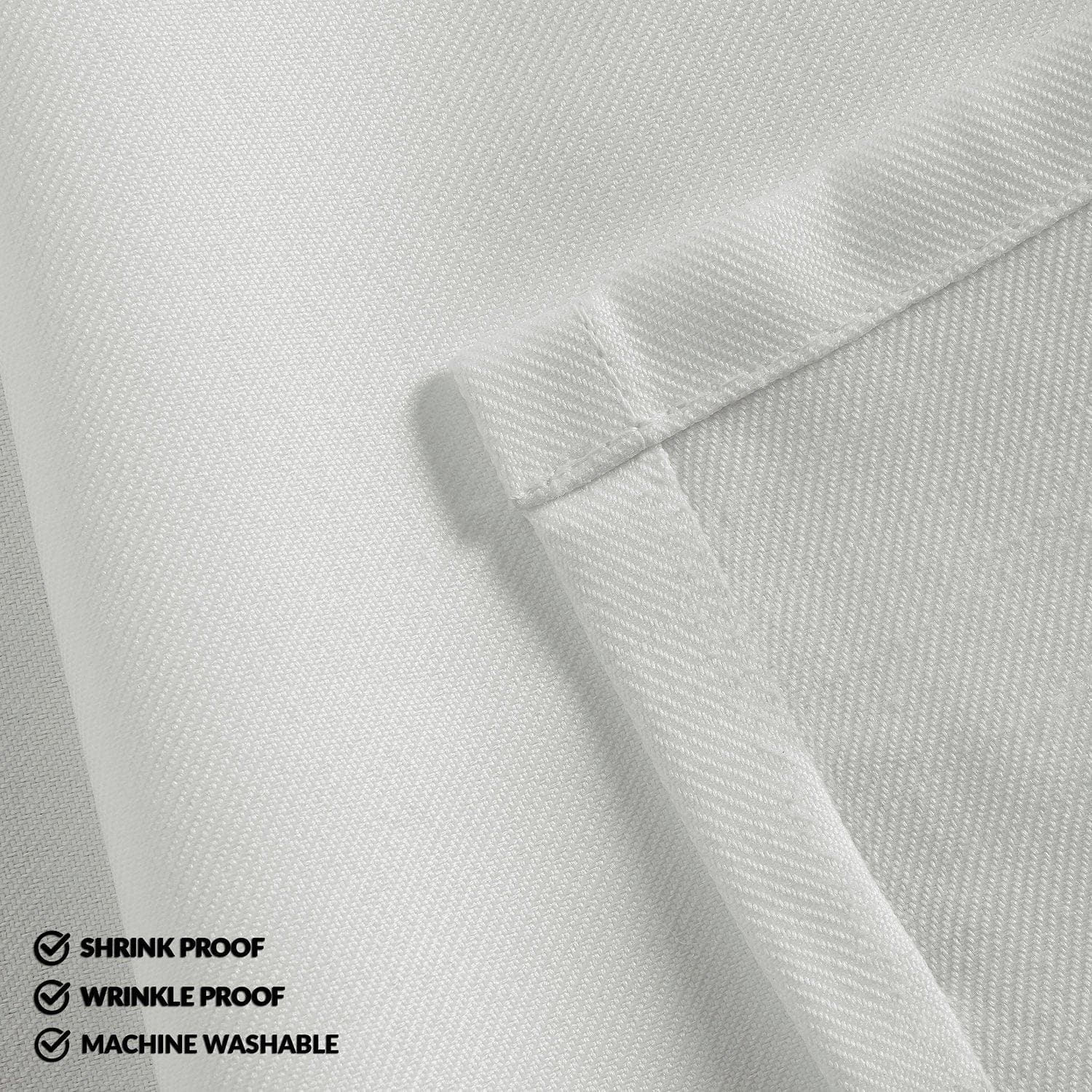 Off White Performance Twill Table Cloth