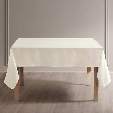 Light Cream Performance Twill Table Cloth