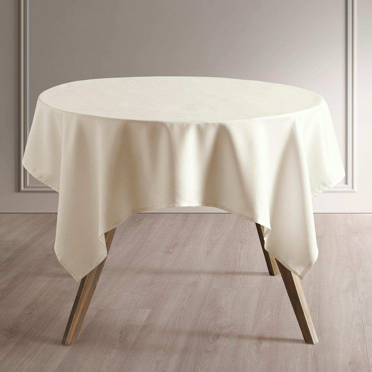 Light Cream Performance Twill Tablecloth – HalfPriceDrapes.com