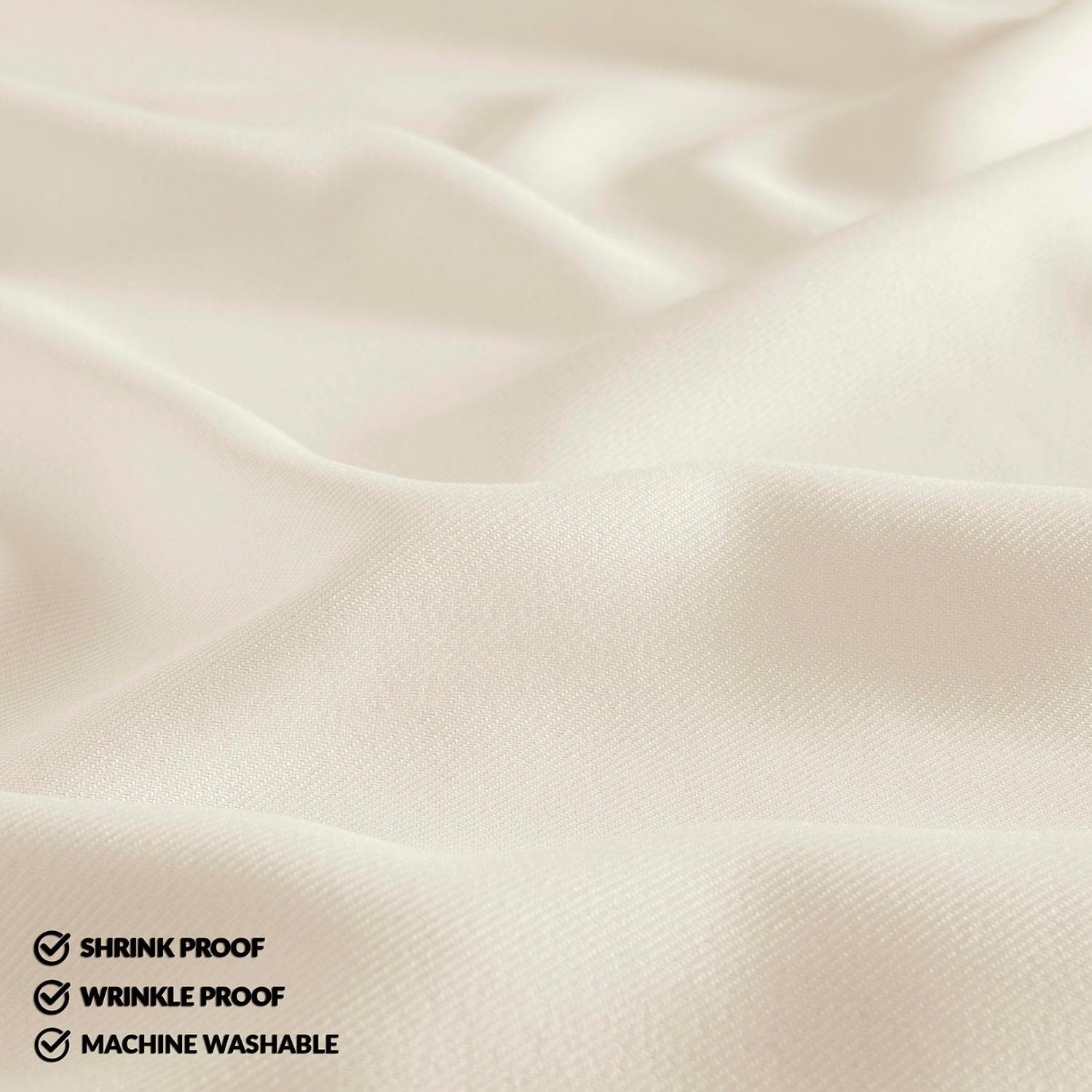 Light Cream Performance Twill Table Cloth