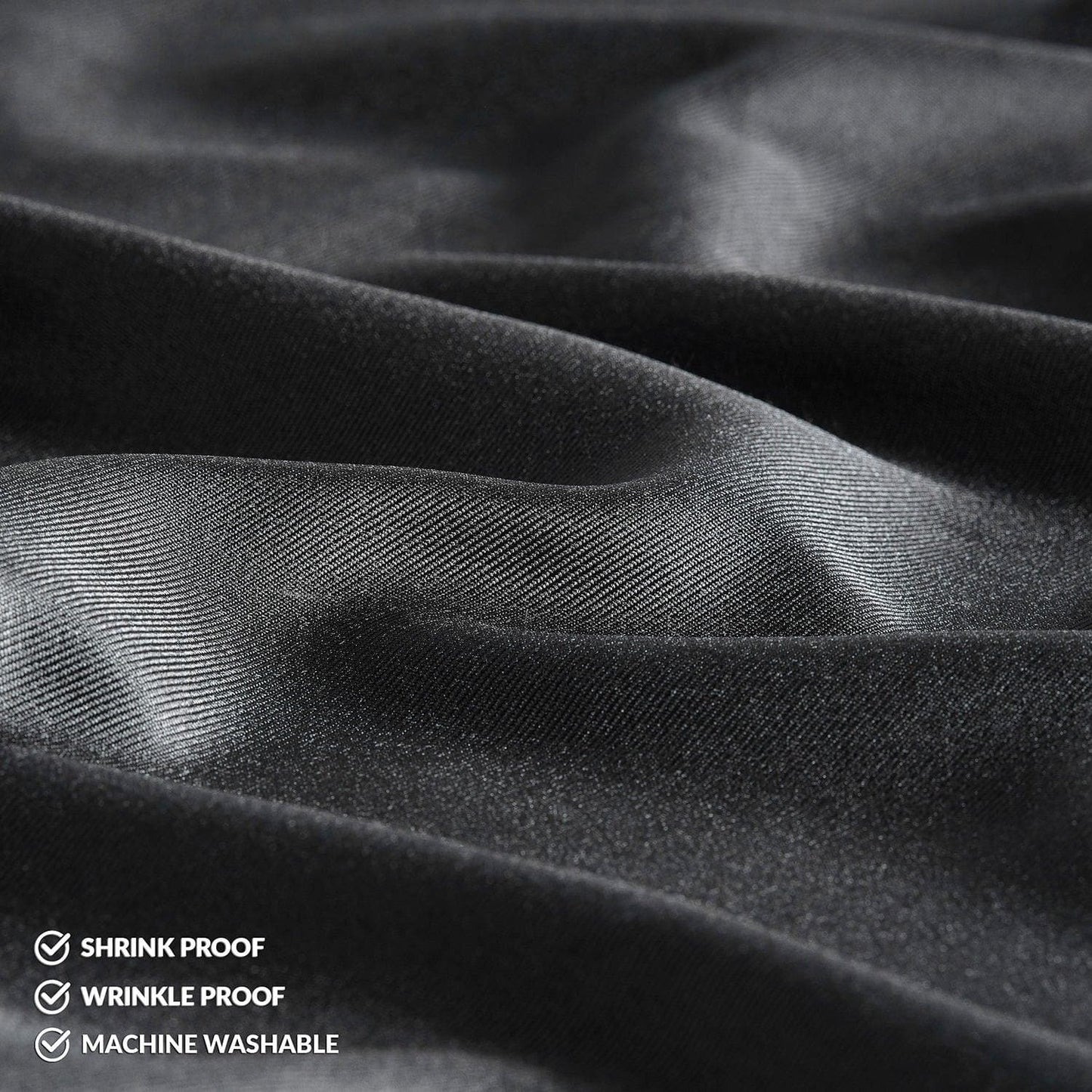 Black Performance Twill Table Cloth