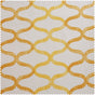 Illusions Yellow Geometric Printed Cotton Swatch