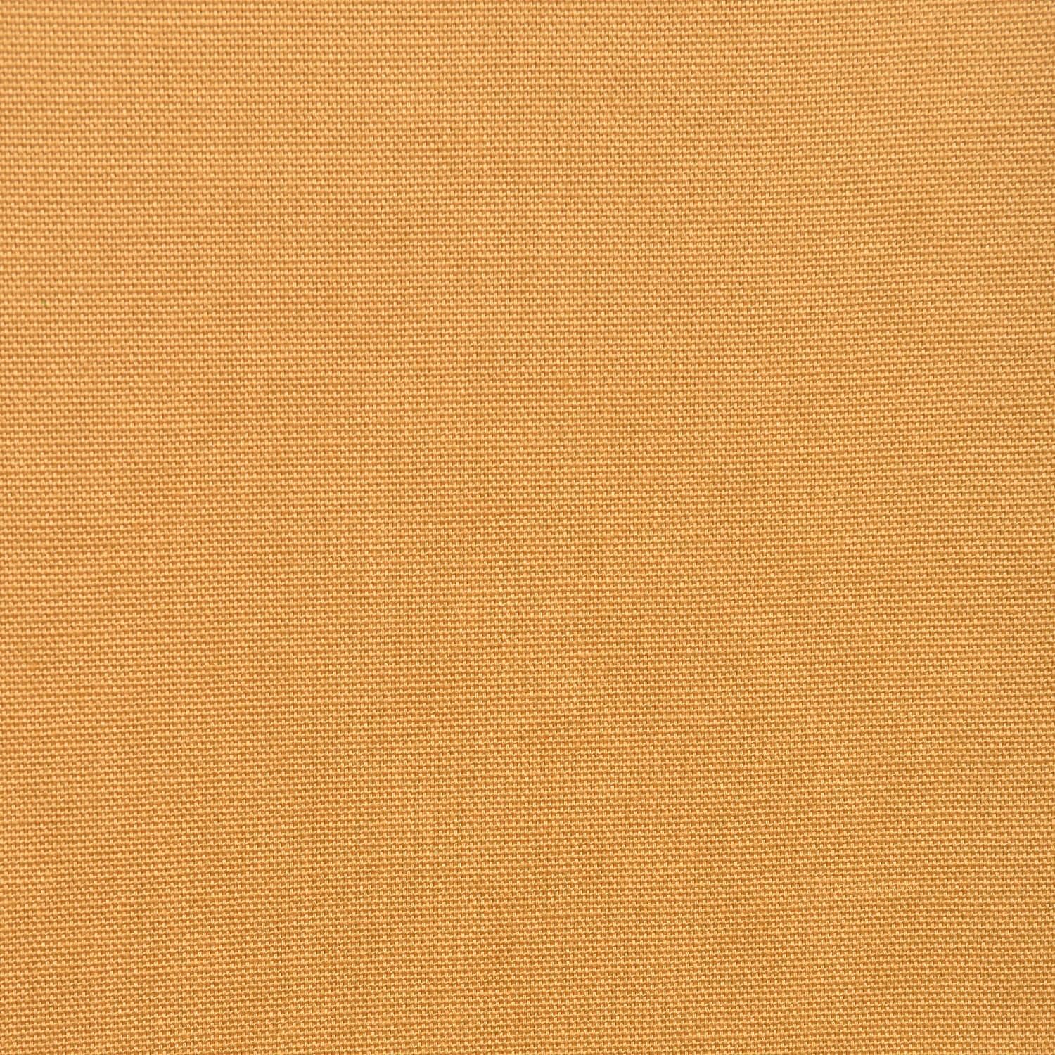 Spicy Mustard Solid Cotton Custom Curtain