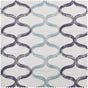 Illusion Aqua Blue Geometric Printed Cotton Cushion Covers - Pair