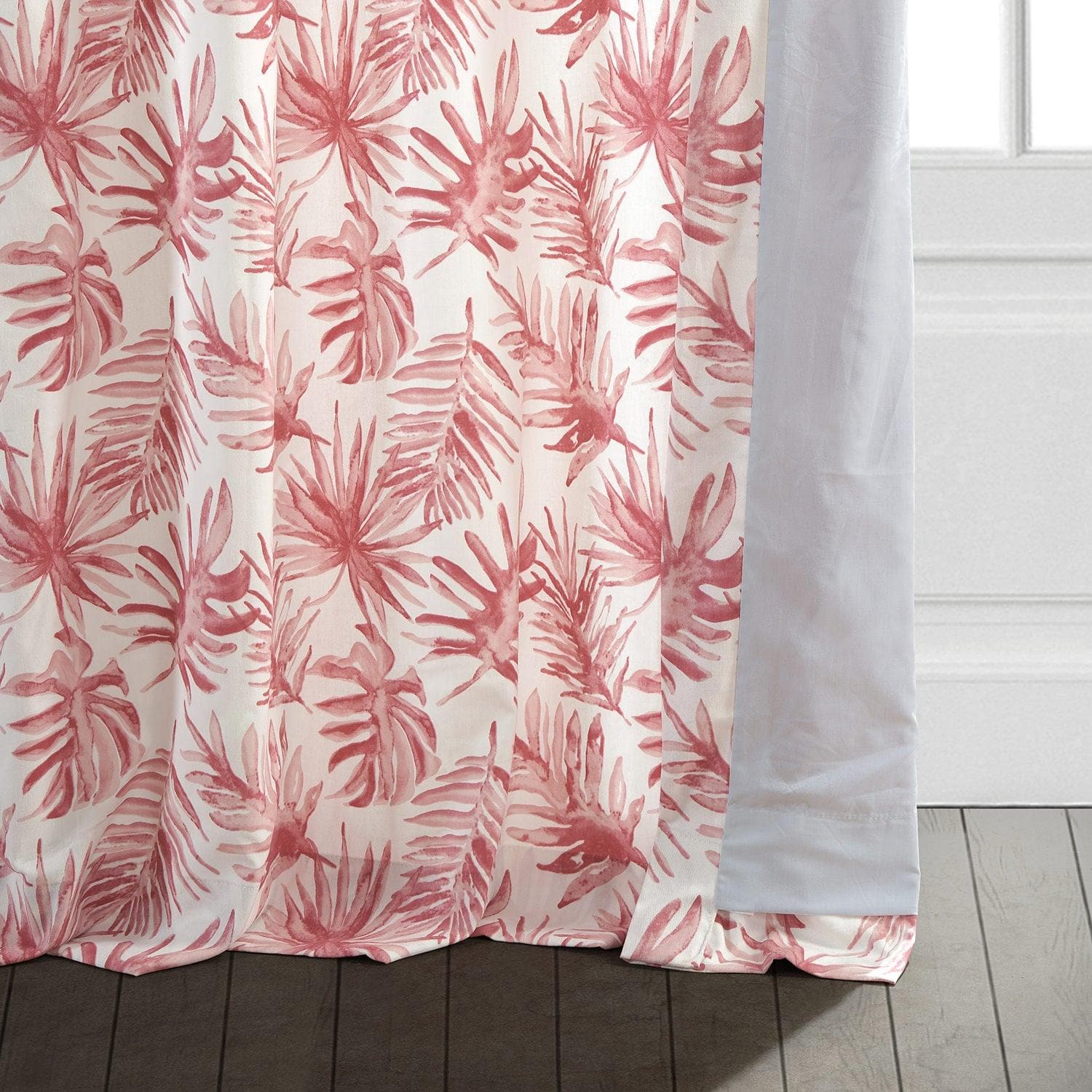 Artemis Rust Printed Cotton Curtain - HalfPriceDrapes.com