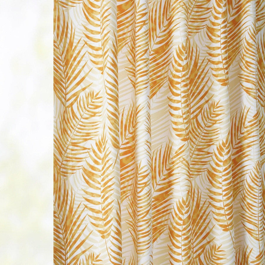 Kupala Eternal Gold French Pleat Printed Cotton Curtain