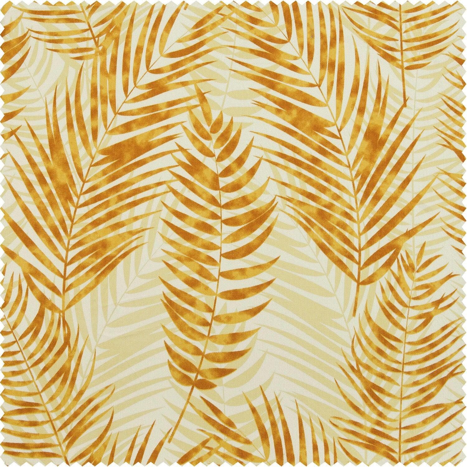 Kupala Eternal Gold Printed Cotton Swatch - HalfPriceDrapes.com