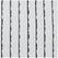 Sharkskin Black Striped Printed Cotton Room Darkening Curtain