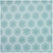Honeycomb Ripple Aqua Geometric Printed Cotton Room Darkening Curtain