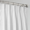 Whisper White French Pleat Solid Cotton Curtain