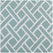 Martinique Aqua Geometric Printed Cotton Roman Shade