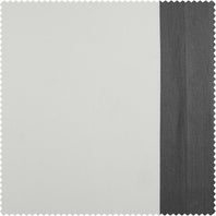 Fresh Popcorn & Millstone Grey Vertical Printed Cotton Swatch - HalfPriceDrapes.com