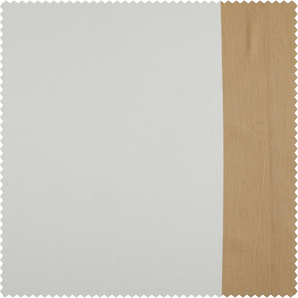 Fresh Popcorn & Shaker Beige Vertical Printed Cotton Swatch - HalfPriceDrapes.com