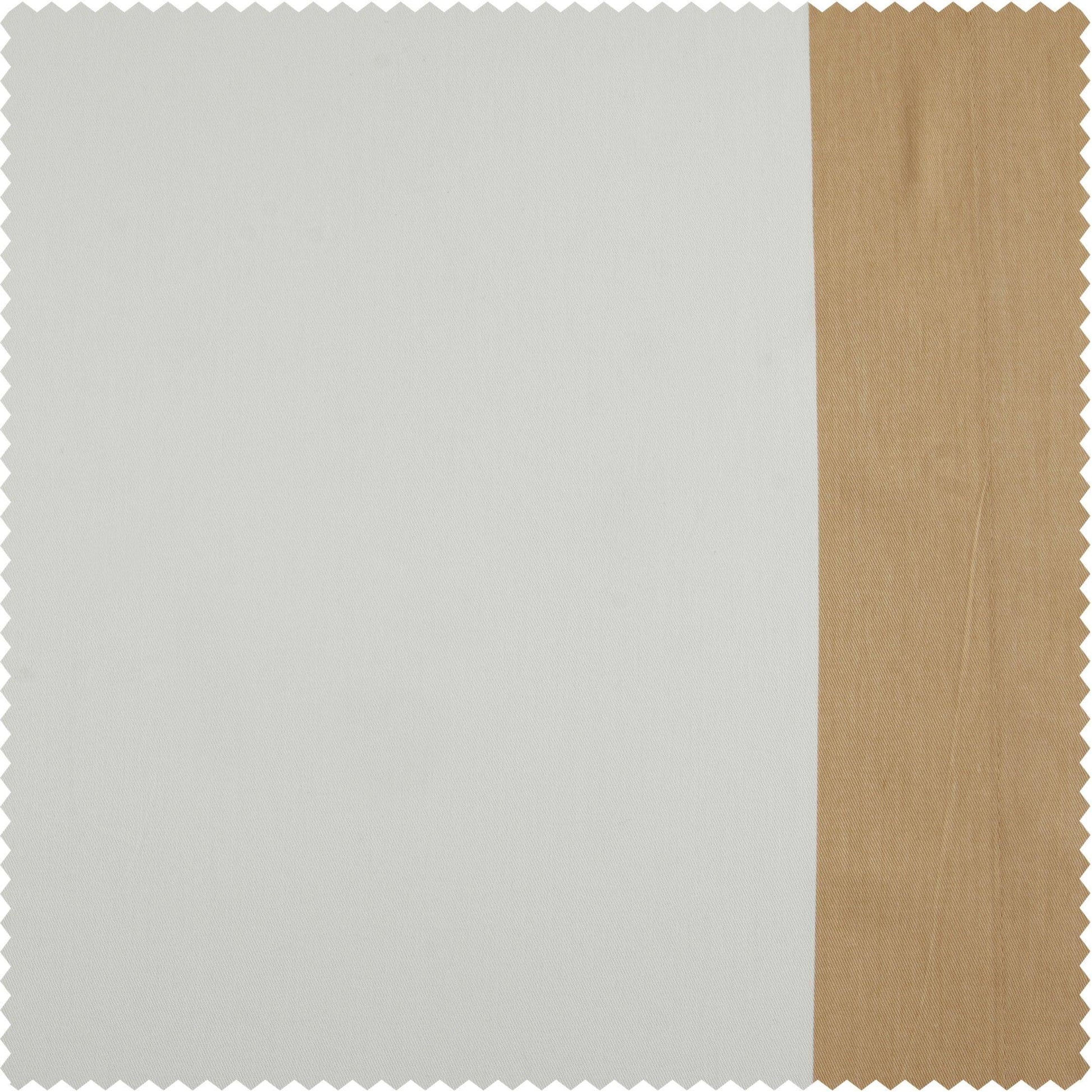 Fresh Popcorn & Shaker Beige Vertical Printed Cotton Swatch - HalfPriceDrapes.com