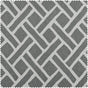 Martinique Grey Geometric Printed Cotton Custom Curtain