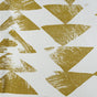 Triad Gold Geometric Printed Cotton Hotel Blackout Swatch