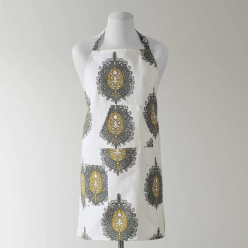Mayan Gold Printed Cotton Apron - HalfPriceDrapes.com