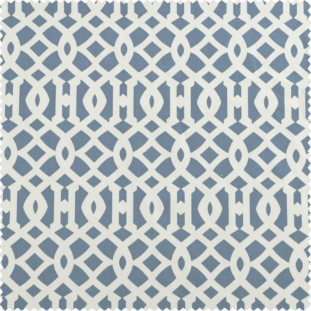 Nairobi Denim Printed Cotton Swatch - HalfPriceDrapes.com