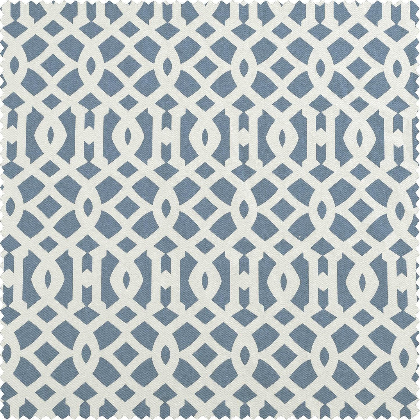 Nairobi Denim Printed Cotton Swatch - HalfPriceDrapes.com