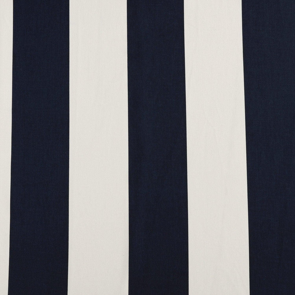 Cabana Navy Printed Cotton Swatch - HalfPriceDrapes.com