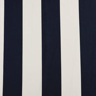Cabana Navy Printed Cotton Swatch - HalfPriceDrapes.com