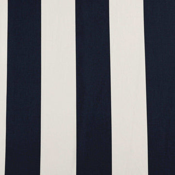 Cabana Navy Printed Cotton Swatch - HalfPriceDrapes.com
