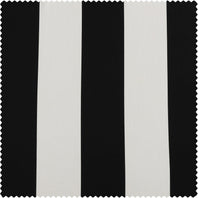 Cabana Black Printed Cotton Swatch - HalfPriceDrapes.com