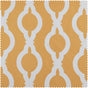Medina Gold Geometric Printed Cotton Swatch