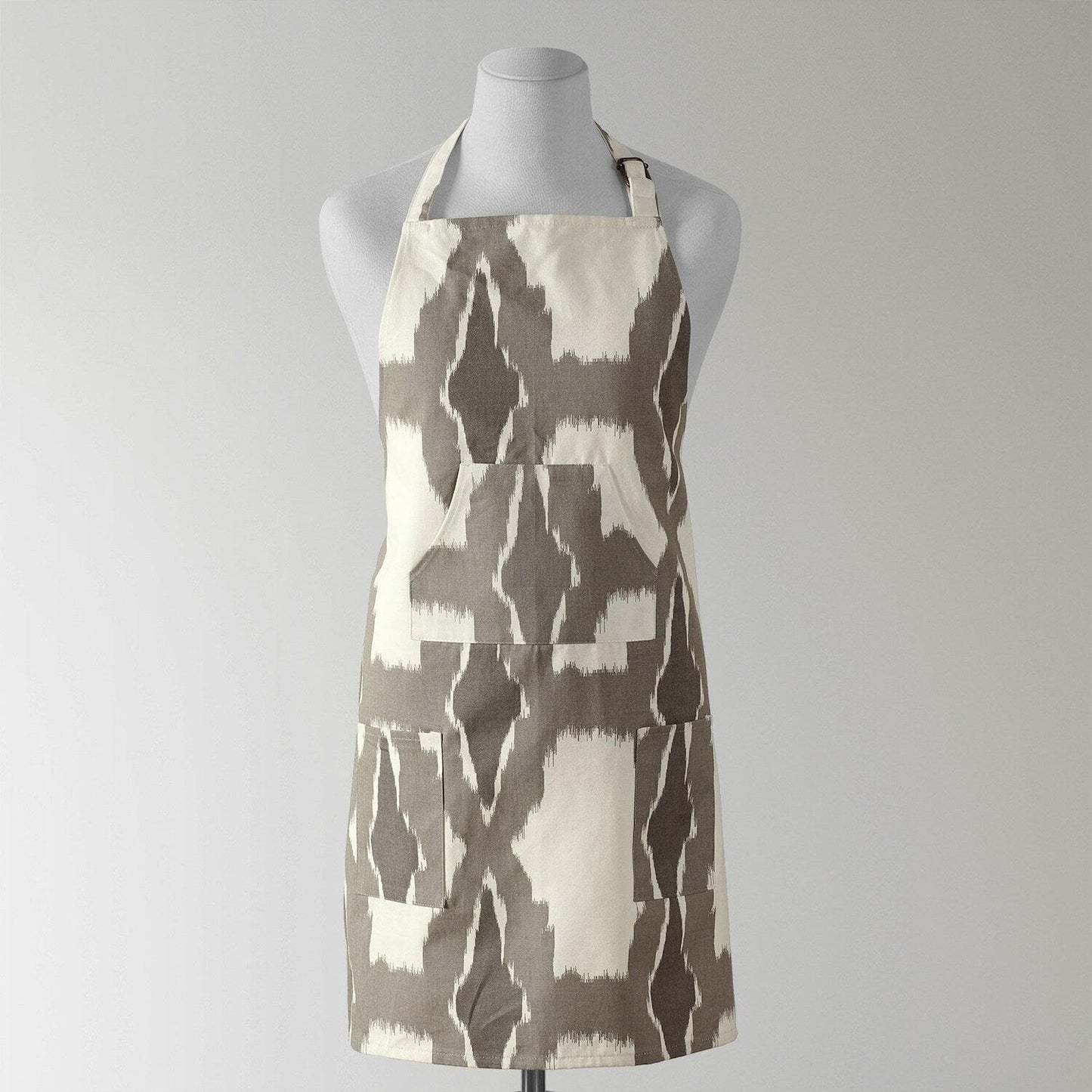 Sorong Beige Printed Cotton Apron - HalfPriceDrapes.com