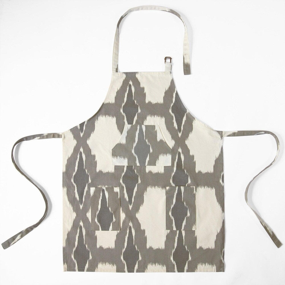 Sorong Beige Printed Cotton Apron - HalfPriceDrapes.com