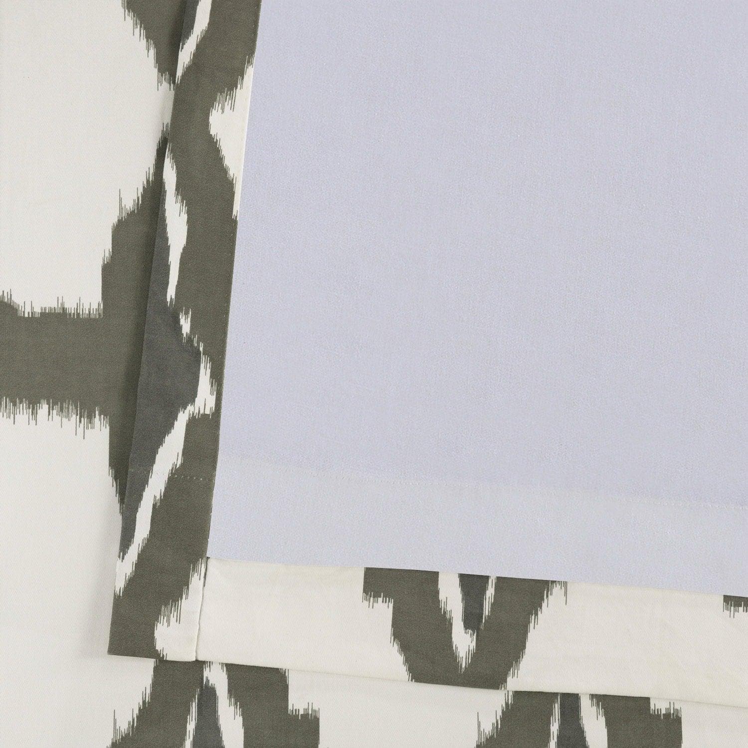 Sorong Beige Printed Cotton Curtain