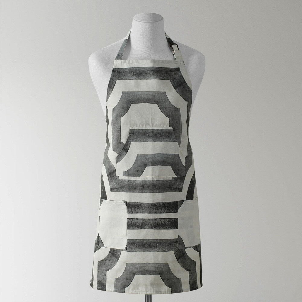 Mecca Steel Printed Cotton Apron - HalfPriceDrapes.com